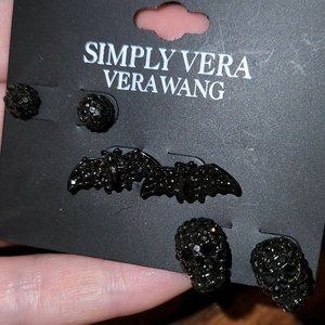 NWT Vera Wang Halloween Earrings (set of 3 pairs)